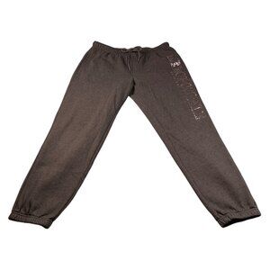 Aeropostale Women’s Fit & Flare Sweatpants | Metallic Logo | Size L